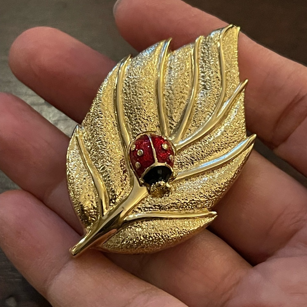 Este Lauder 1990s Solid Perfume Compact- Enameled… - image 2